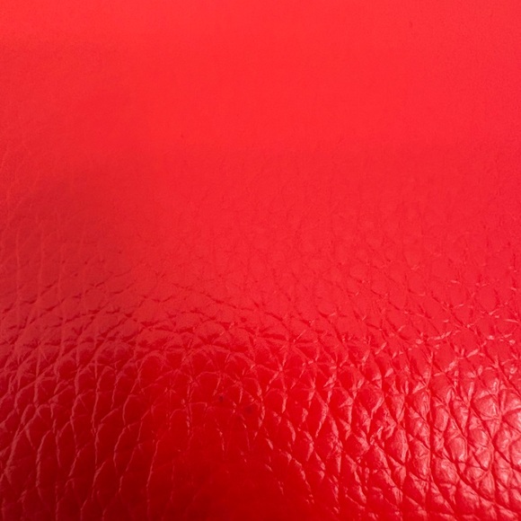 Kate Spade Red Pebbled Leather Eva Medium Zip Top Convertible Satchel - Picture 16 of 16